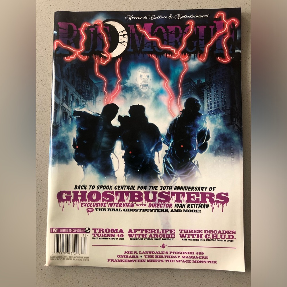 Rue Morgue Magazine issue 151 Ghostbusters